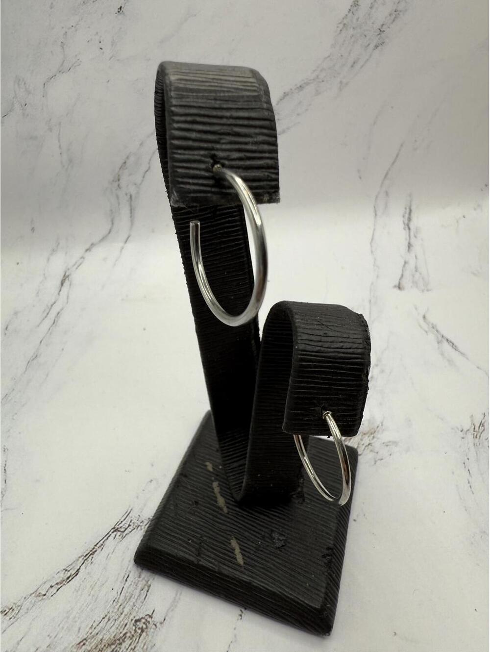 Classic Silver Hoop Earrings The Circle of Life (and Style)